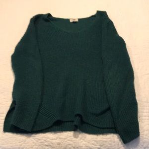 Teal sweater